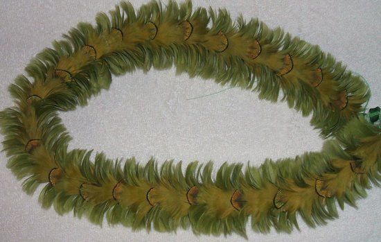 Maui Feather Lei Island Inspired